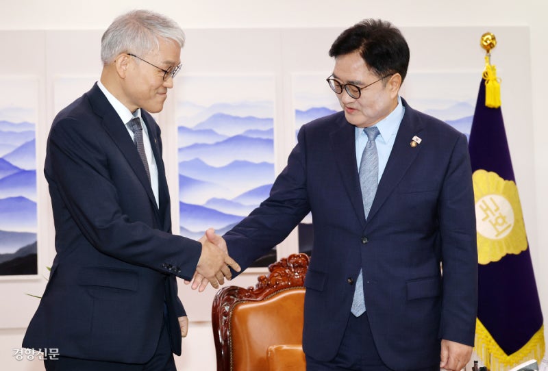 우원식, 면담 온 천대엽에 “사법부가 국민 불신 결자해지해야”