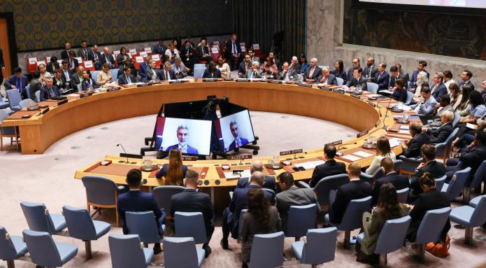 An open debate of the United Nations Security Council is underway at UN headquarters in New York, pr