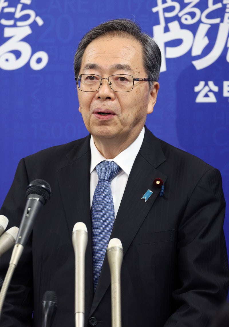 26년 연립 끊은 사이토 데쓰오 일본 공명당 대표 “그동안 많이 참았다”