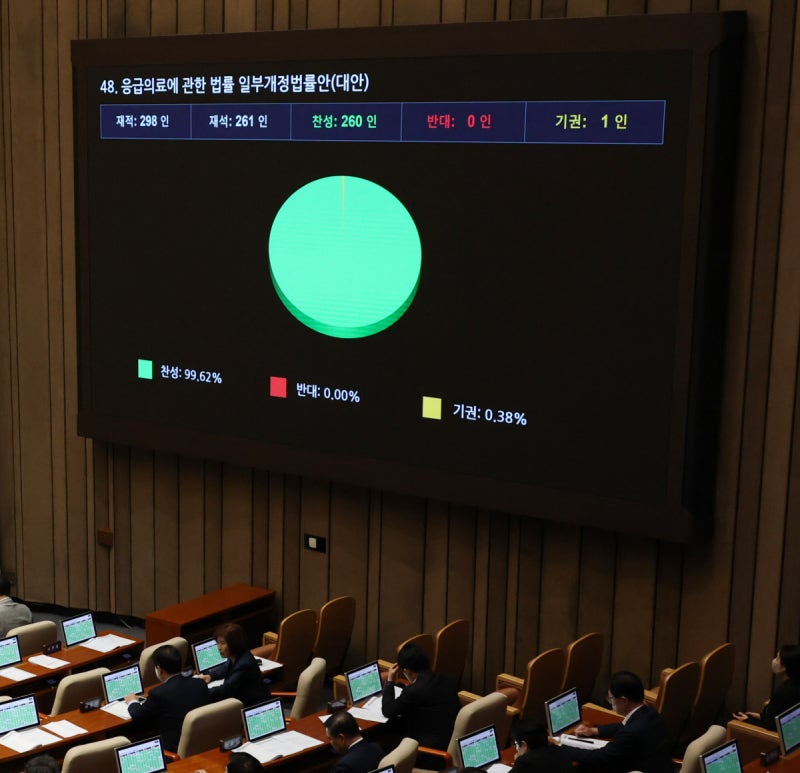 여야 ‘응급실 뺑뺑이 방지법’ 등 70여개 민생법안 처리