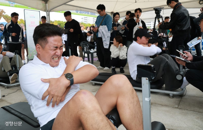 “내 체력의 한계는”[포토뉴스]