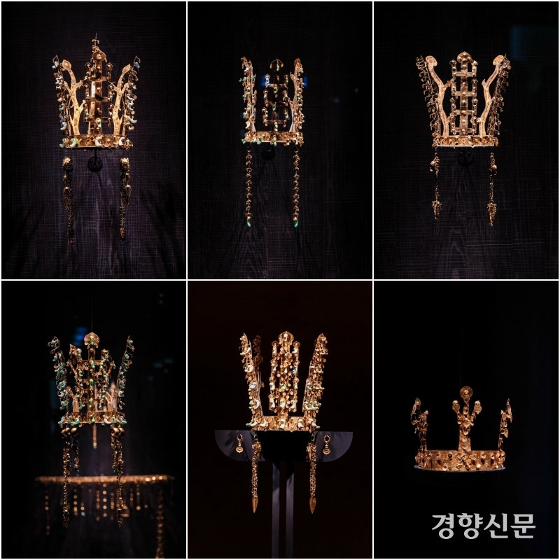 ‘함께 빛나는 천년의 금빛’…신라 금관 6점, 104년 만에 한자리에 [정동길 옆 사진관][경주 APEC]