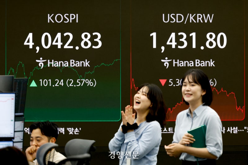 [사설] 코스피 4000 돌파, ‘기업 실적·경기’ 받쳐야 5000 간다