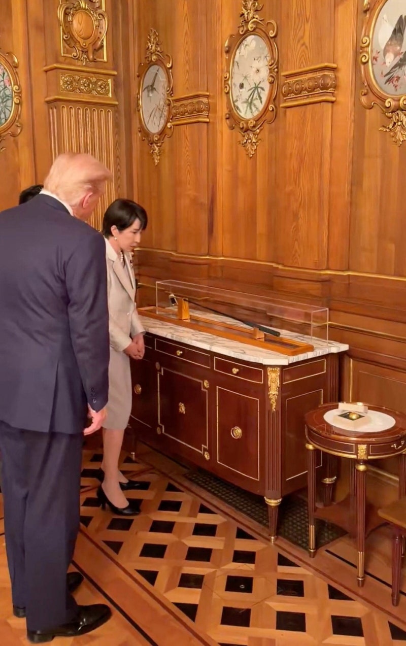 미국산 쌀·소고기 오찬에 황금 골프공…다카이치, ‘트럼프 맞춤형’ 구애 작전