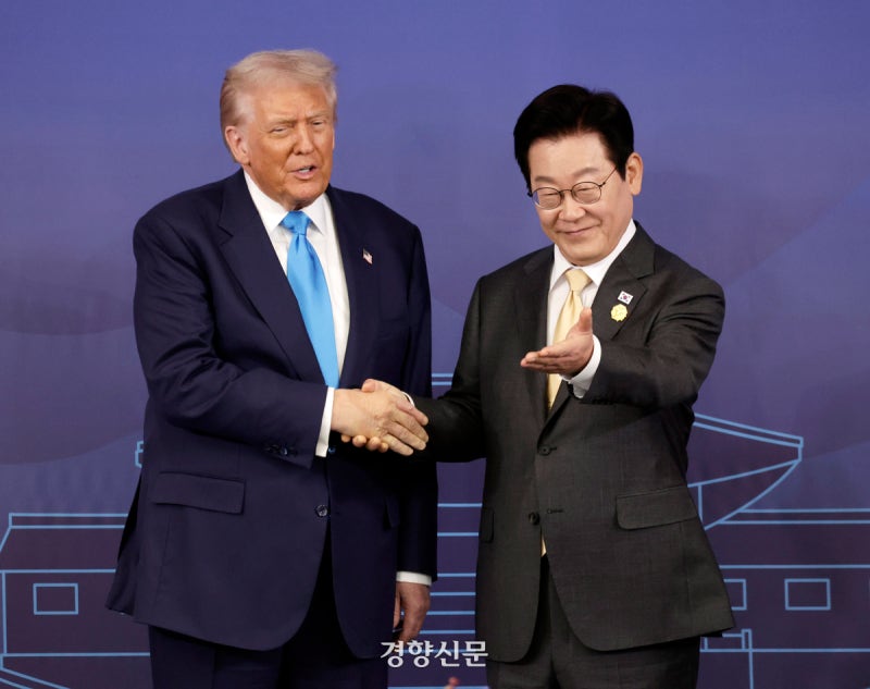 [사설]한·미 정상회담 ‘성공적’ 매듭, 관세·안보 협정문에 만전을