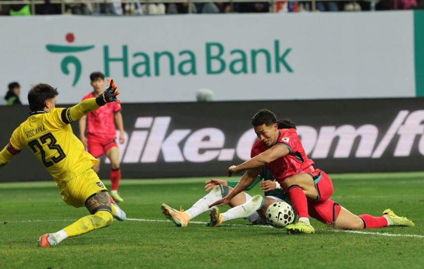 조규성의 A매치 복귀골 순간 | 연합뉴스