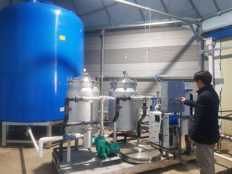 “배추 절임물 재활용 시설, 김치공장 효자”