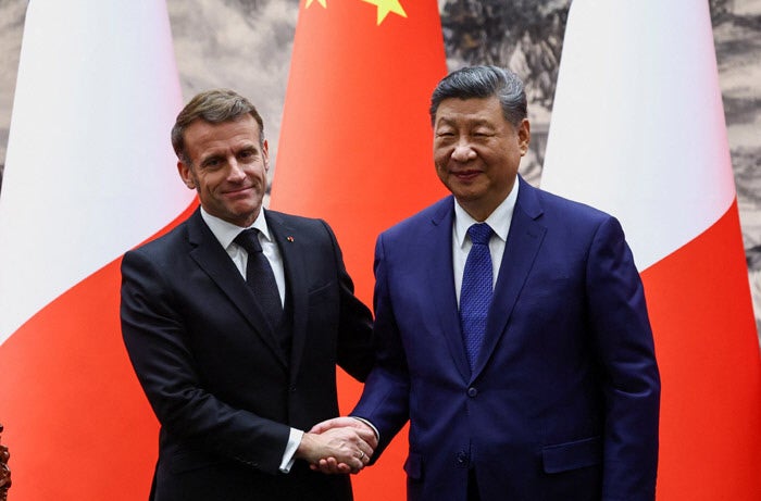 미 보란 듯…시진핑 “다자주의” 마크롱 “공급망 불안정성 대처”