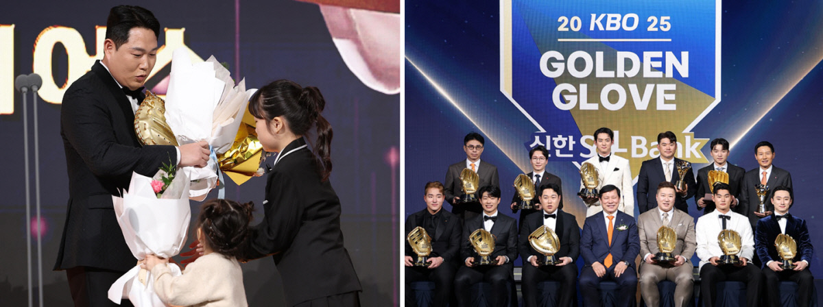 양의지, 딸이 심어준 ‘의지’로…생애 ‘10번째 황금장갑’