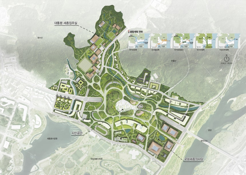 세종 국가상징구역 종합계획도.행정중심복합도시건설청 제공