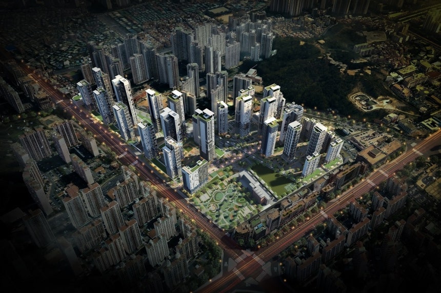 군포산본 11구역 조감도.한국토지주택공사 제공