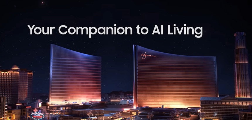 삼성전자가 CES 2026 전시관을꾸린 라스베이거스 윈 호텔의 전경.삼성전자 CES 2026 티저 영상 캡처