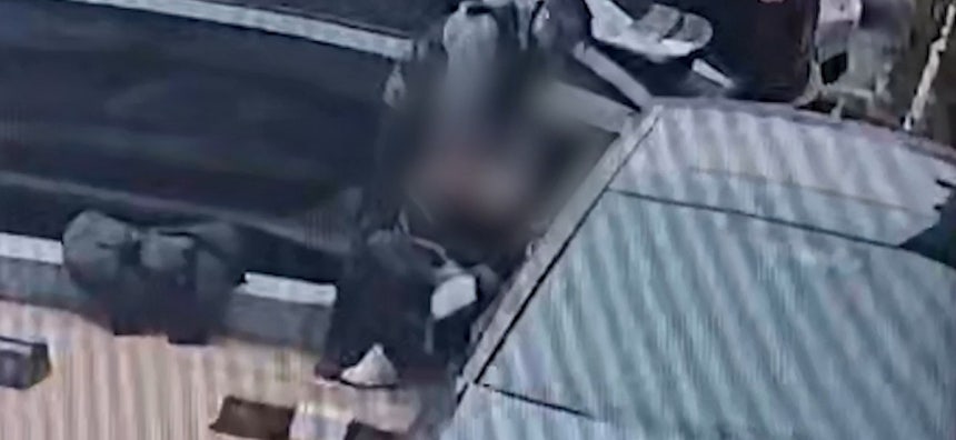 불법체류자 검거 영상 갈무리.경기북부경찰청 제공