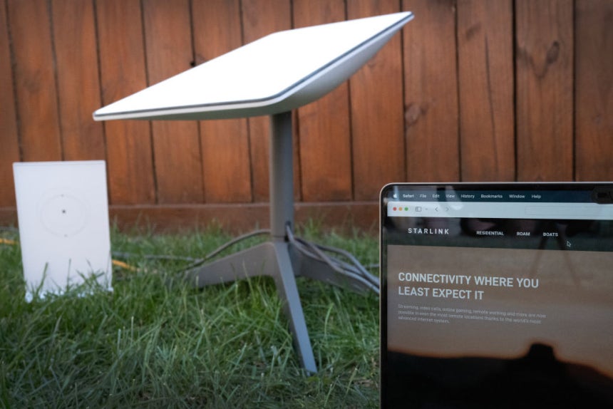 스타링크 위성 인터넷 단말기.게티이미지