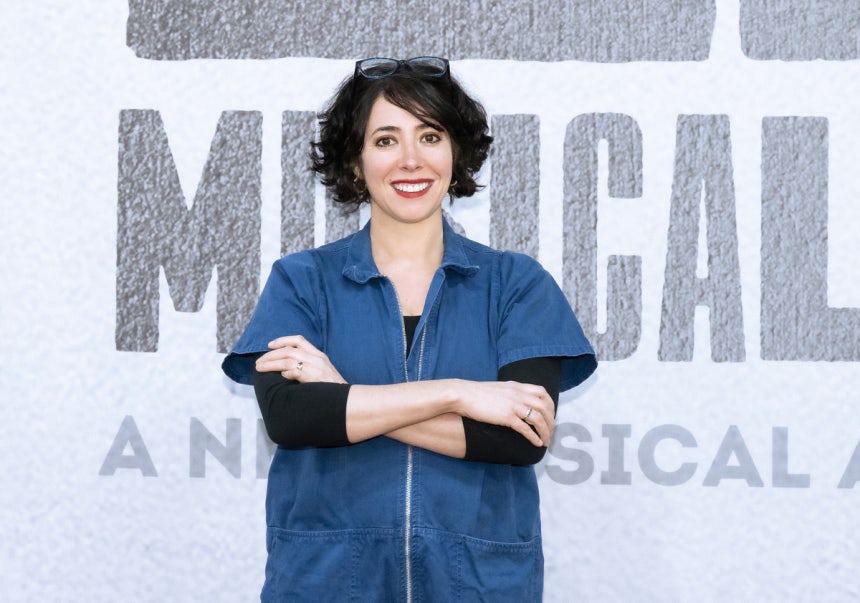 <렘피카>의 연출가 레이철 차브킨이 22일 서울 강동구 강동아트센터에서 기자회견을 앞두고 포즈를 취하고있다.주식회사 놀유니버스 제공