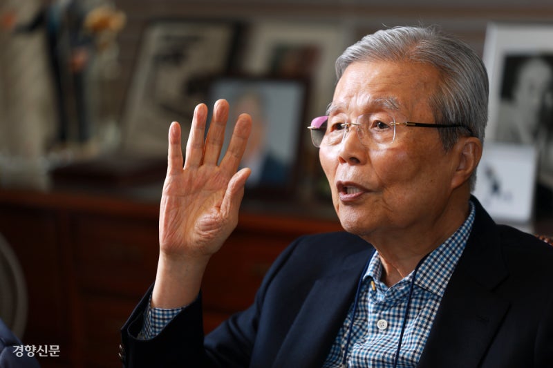 김종인 “국힘, 이대로면 2018 어게인…보수 지지층 24-25%에 불과할 것”