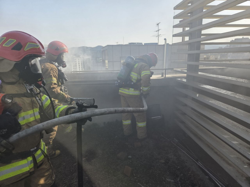 환자 수십명 있던 병원 건물 화재, 단 한 명도 안 다쳤다···“경보음에 일사불란 대피”