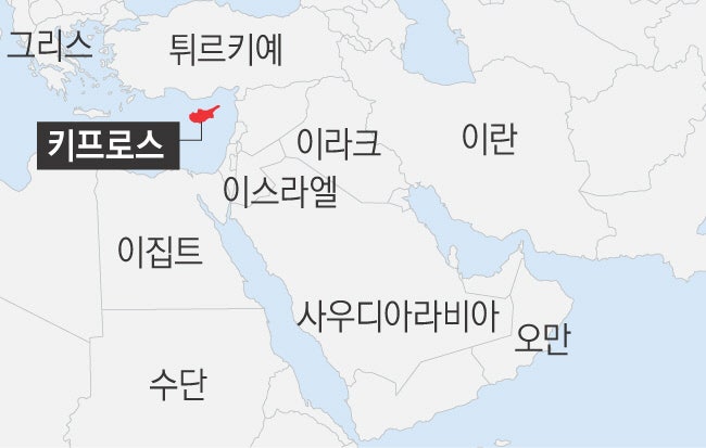 ‘고래 싸움에 낀’ 지중해 작은 섬나라 키프로스