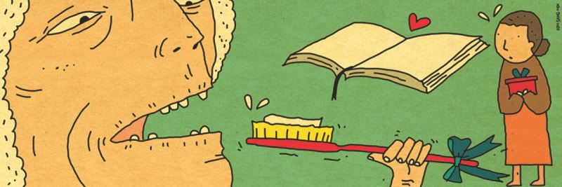 [정지아의 선물]오스템 더블 와이드 헤드 칫솔