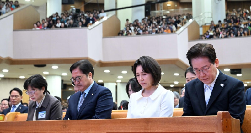 “교회·성도들, 국가 위기 때마다 등불 역할… 국민 하나로 모으는 길 계속 앞장서주길”