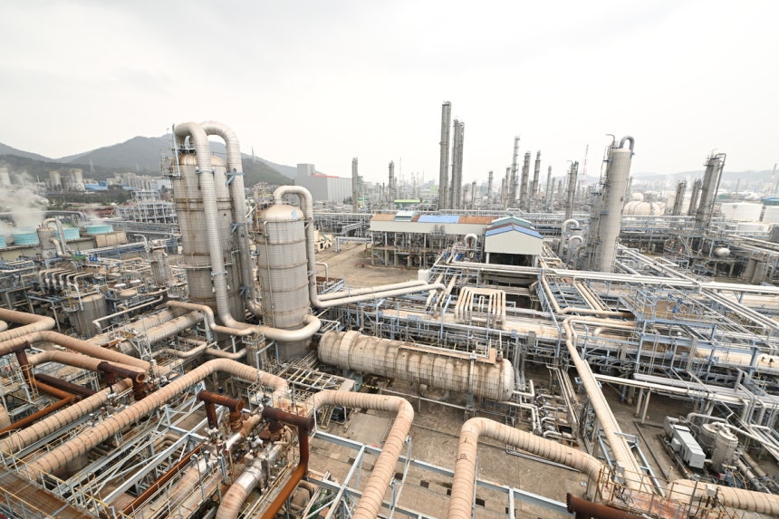 전남 여수시 여수국가산단 나프타분해시설(NCC) 모습. 연합뉴스