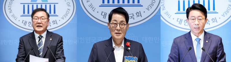 ‘정책’ 김태년 ‘관록’ 박지원 ‘친명’ 조정식…국회의장 선거 ‘3파전’
