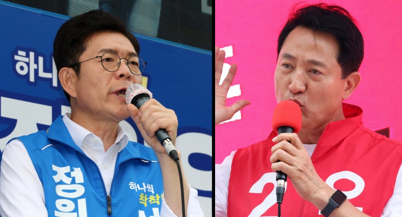 “일 잘하는 정원오” “부동산은 오세훈”…중도 표심 ‘예측불허’[6·3 지방선거]