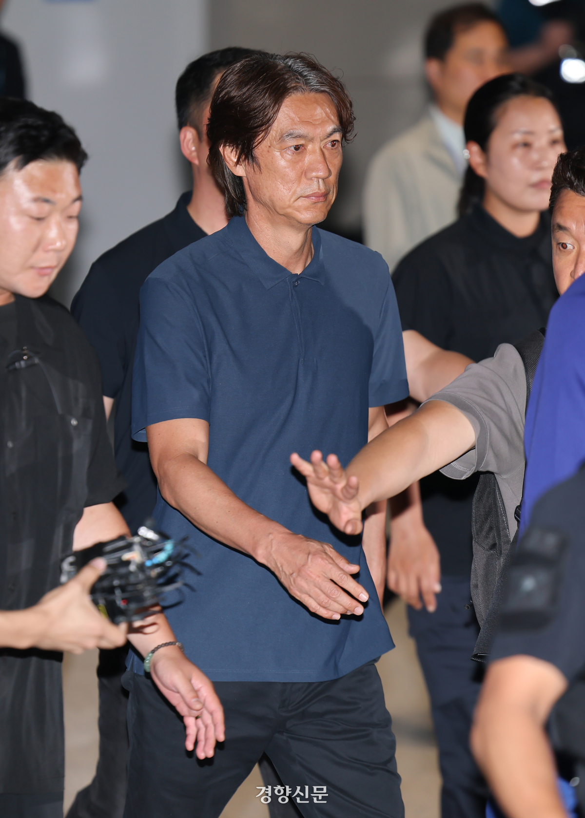 홍명보 “가족 지키려 미국 온 것···국회 청문회서 어떤 질문도 피하지 않겠다”