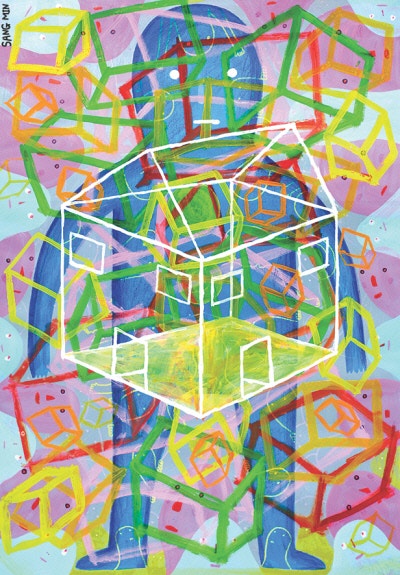 [생각그림]네모난 집