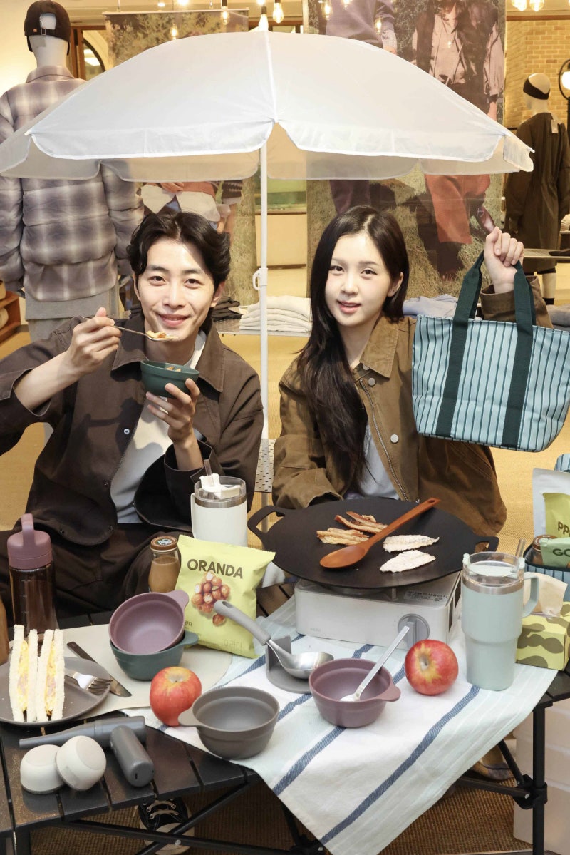 자주에서 캠핑 준비[포토뉴스]