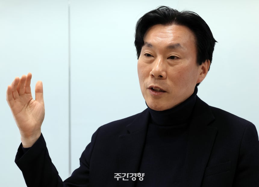 조영무 NH금융연구소장이 지난 3월 25일 서울 종로구 NH농협타워에서 주간경향과 인터뷰를 하고 있다.서성일 선임기자