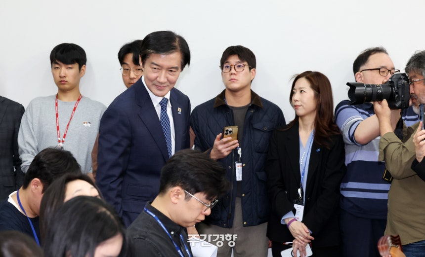 조국 조국혁신당 대표. 박민규 선임기자