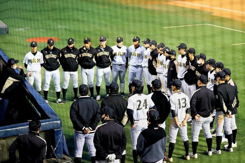 경기도 화성시 비봉고등학교 야구부.독자 제공