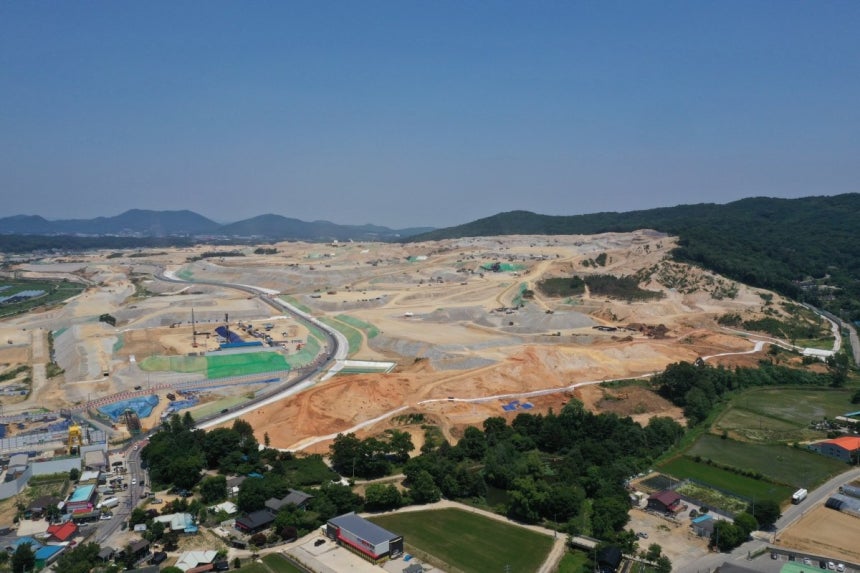 경기 용인 원삼면에서 반도체 클러스터 조성 공사가 진행되고 있다.동아DB