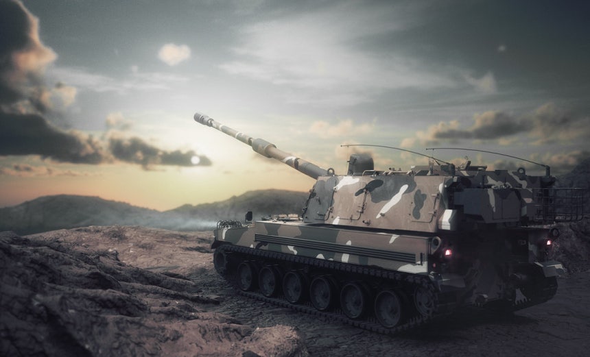 한화에어로스페이스의 K-9 자주포.한화에어로스페이스 제공