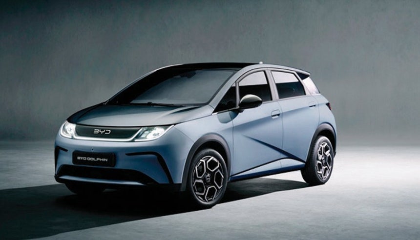 비야디(BYD)가 최근 선보인 소형 전기 해치백 ‘돌핀’. BYD 제공