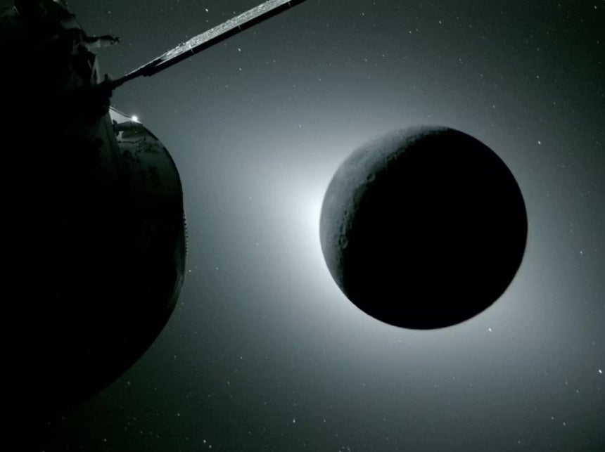 아르테미스 Ⅱ 임무 도중 관측된 개기일식. 달이 태양을 완전히 가렸다. 미국항공우주국(NASA) 제공