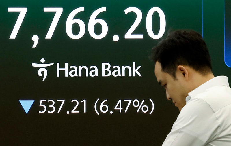8000선 내줬던 코스피, 매도 사이드카 후 반등세