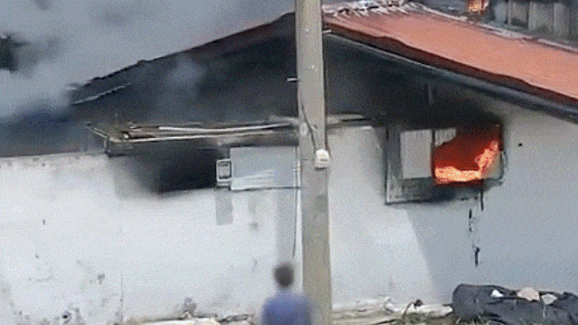 Off-duty cop saves civilian from burning building
