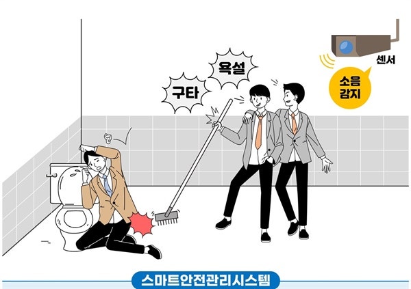 학폭 막기 위해 화장실 소리 감지? "은밀한 공간 도청" 논란