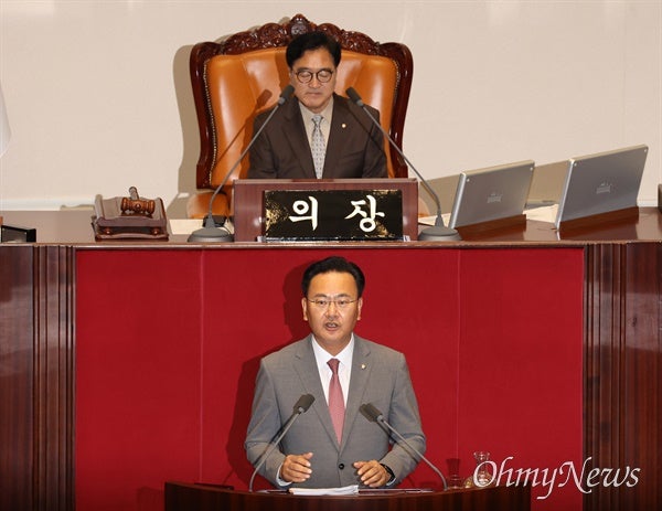 '<b>채상병 특검법</b>' 본회의 <b>상정</b>, 국민의힘은 필리버스터 돌입,