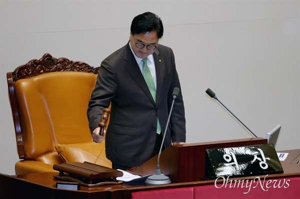 방송4법 '<b>거부권</b> 예고'한 대통령에 국회의장 "신중해달라"