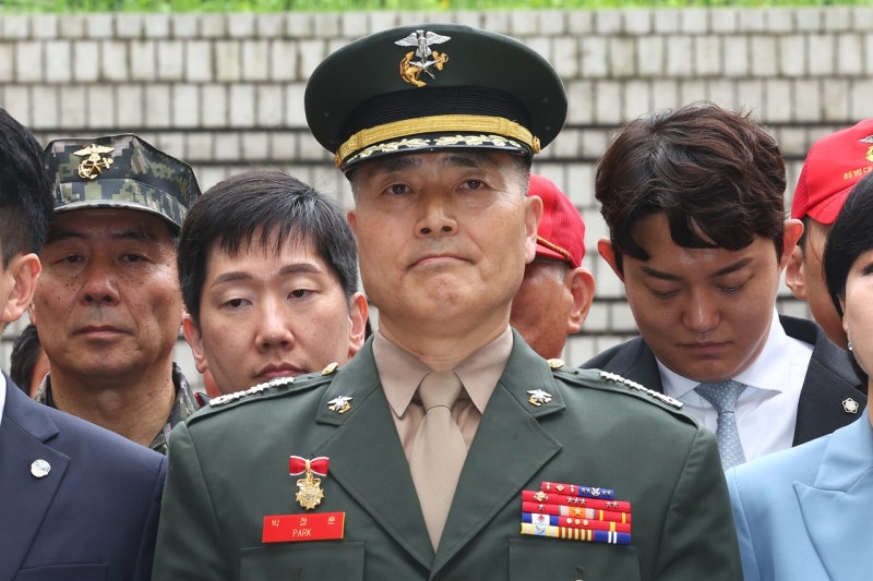 <b>박정훈 대령</b> 사건 재판부, 윤석열 증인 채택 보류