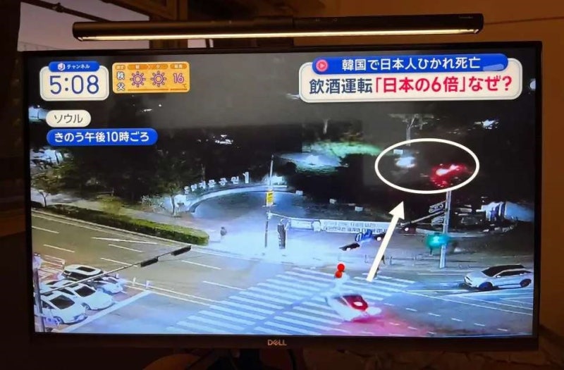 "한국 <b>음주운전</b> <b>사고</b>, 일본의 6배" 나라망신 시킨 외신 보도
