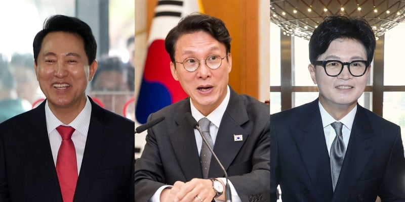 [차기 국가지도자 적합도] 오세훈 16.4%-김민석 15.3%-한동훈 15.0%
