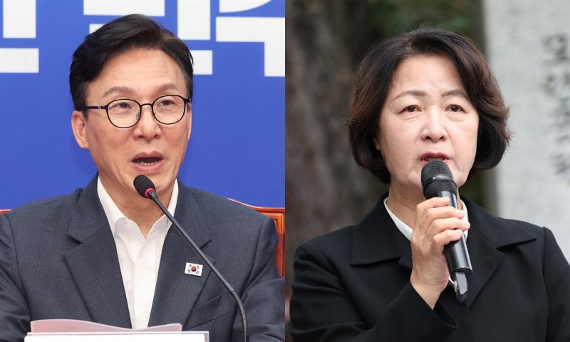 김민석 "<b>추미애</b> '이 <b>대통령 비판</b>', 왜 그랬는지 설명 필요"