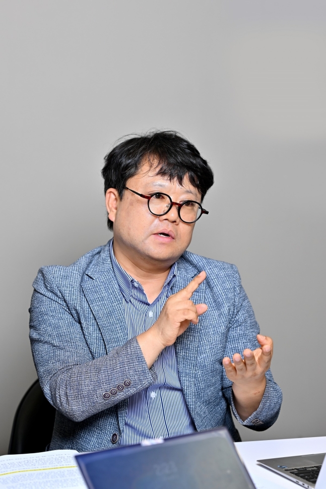 박성영 국립한국교통대 교수. (사진=서범세 기자)
