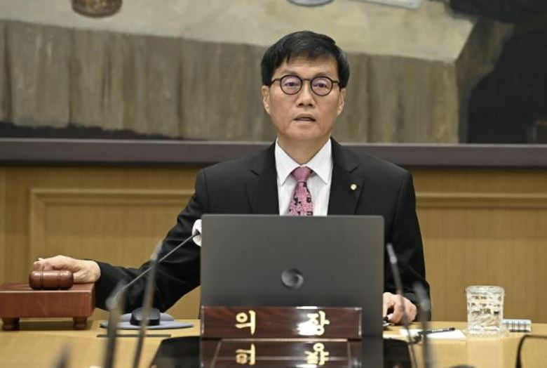 이창용 한국은행 총재가 29일 서울 중구 한국은행에서 열린 금융통화위원회를 주재하고 있다. 사진=사진공동취재단