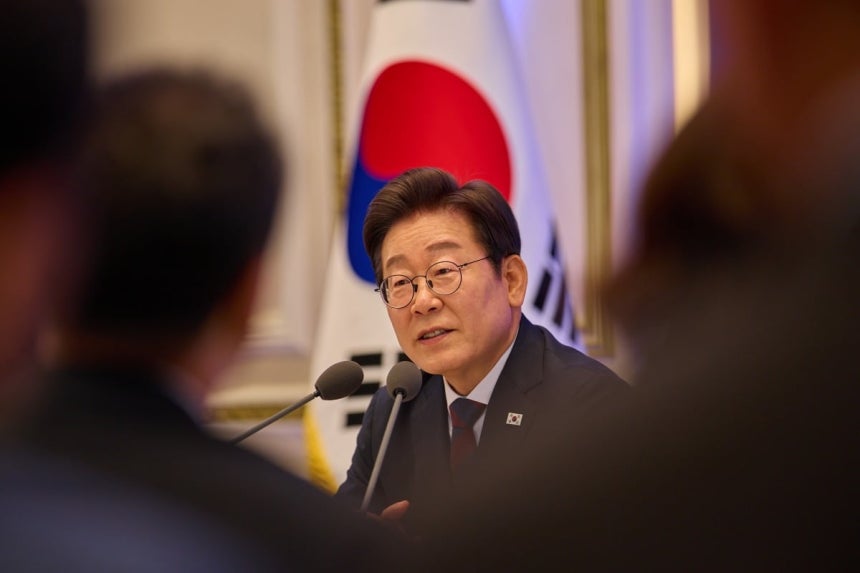 이재명 대통령이 지난 3일 서울 청와대 영빈관에서 열린 '대통령의 30일, 언론이 묻고 국민에게 답하다' 기자회견에서 발언을 하고 있다. 사진=뉴스1