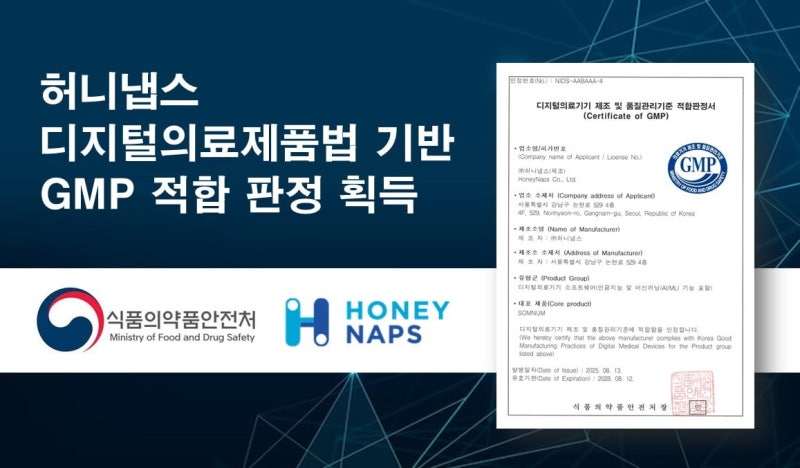 허니냅스, AI 기반 의료기기 품질 기준 통과 - 뉴스 썸네일 이미지